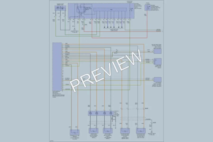 2013 Volvo C70 Supplemental Restraints wiring diagram preview