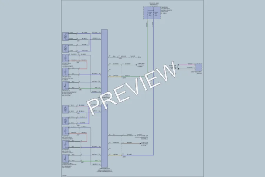 2013 Volvo S60 Power Seats wiring diagram preview