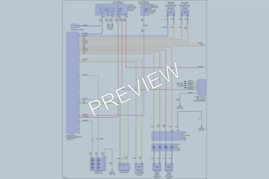 2013 Volvo S60 Supplemental Restraints wiring diagram preview