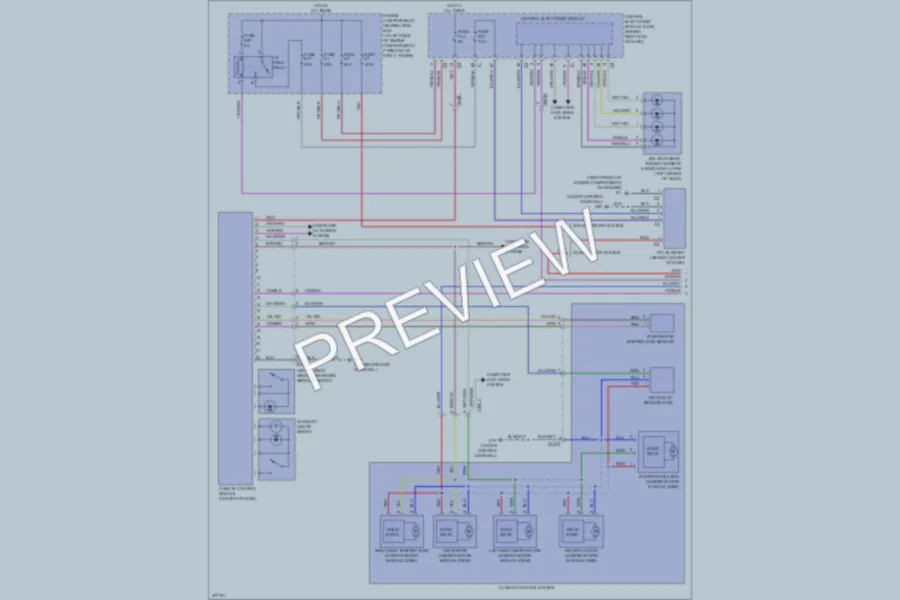2013 Volvo S80 Air Conditioning wiring diagram preview