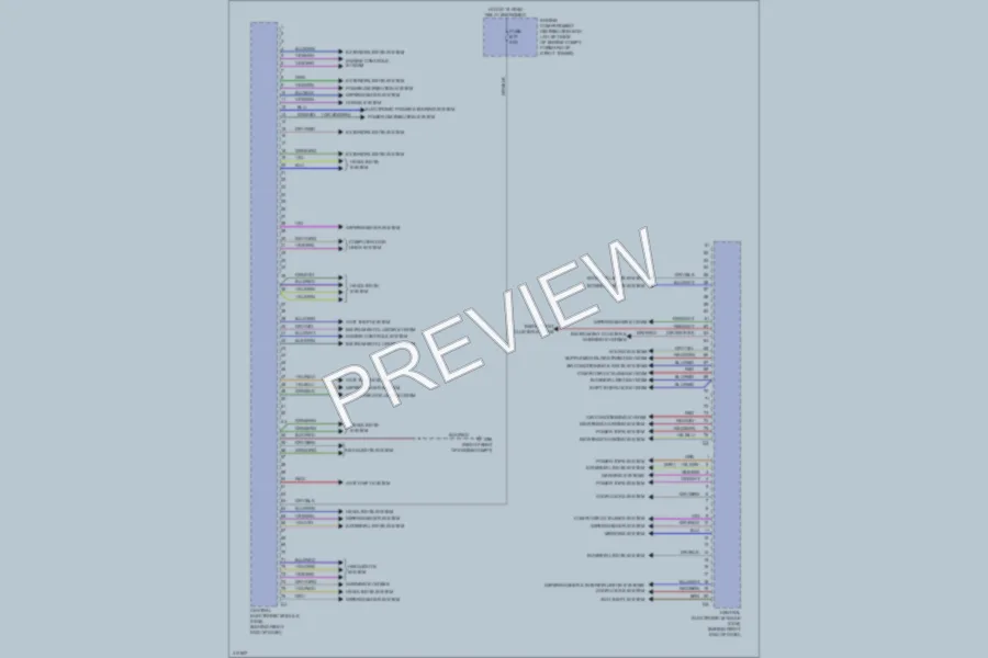2013 Volvo S80 Body Control Modules wiring diagram preview