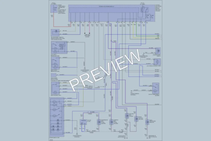2013 Volvo S80 Interior Lights wiring diagram preview