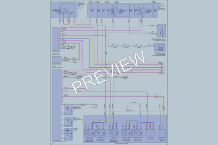 2013 Volvo XC60 Air Conditioning wiring diagram preview