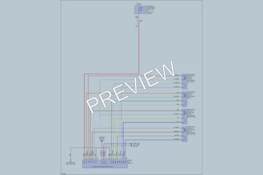 2013 Volvo XC60 Memory Systems wiring diagram preview