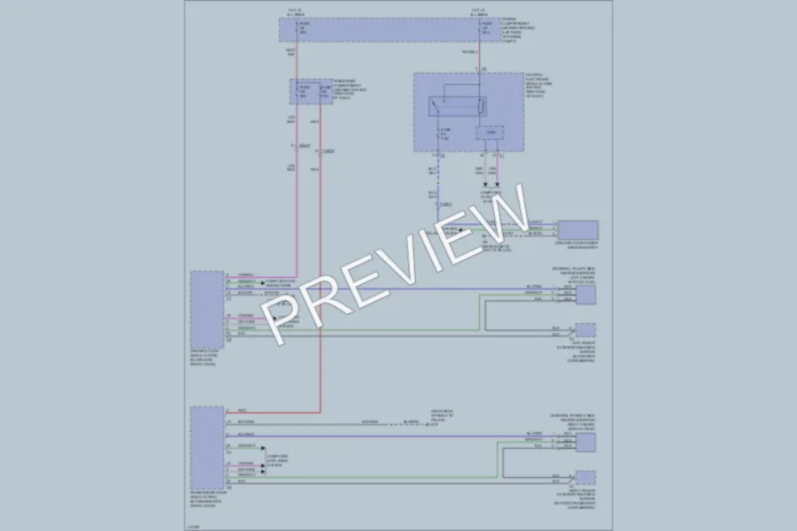 2013 Volvo XC60 Navigation wiring diagram preview