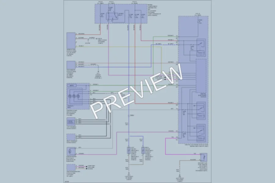 2013 Volvo XC70 Wiper Washer wiring diagram preview