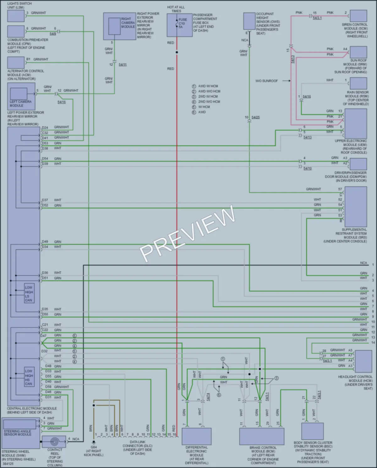 2013 Volvo XC90 Computer Data Lines wiring diagram preview