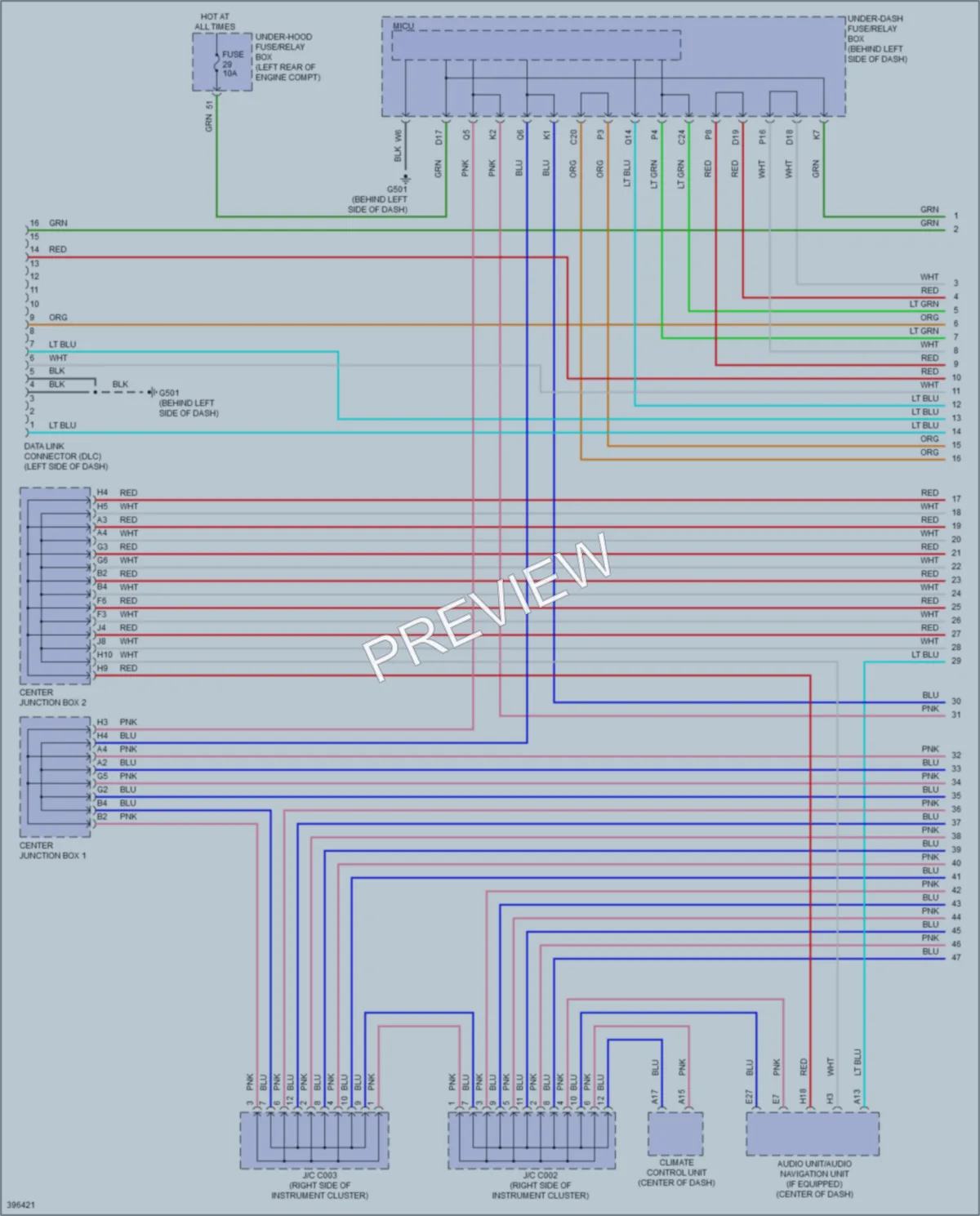2014 Acura RDX Computer Data Lines wiring diagram preview