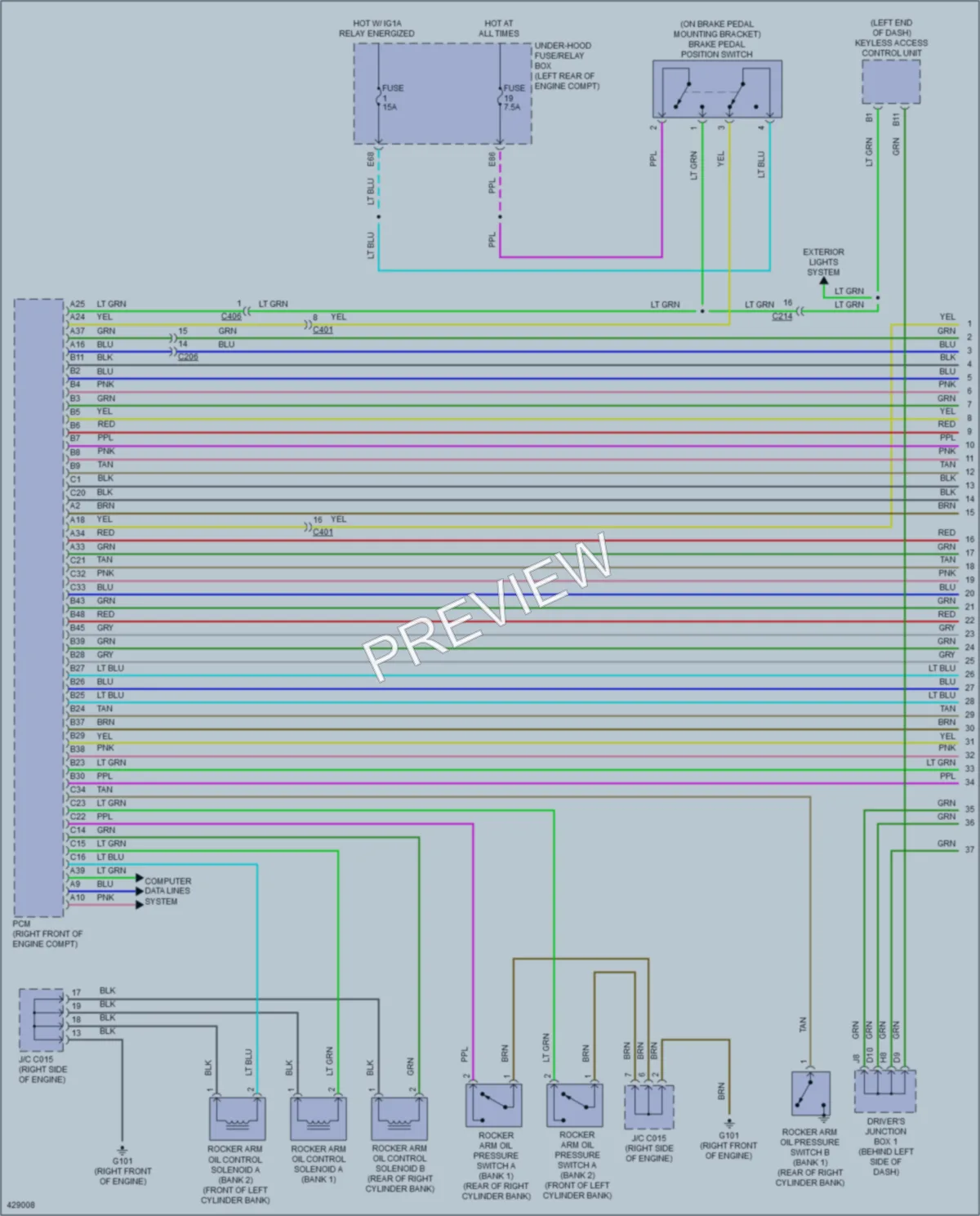 2014 Acura RLX Transmission wiring diagram preview