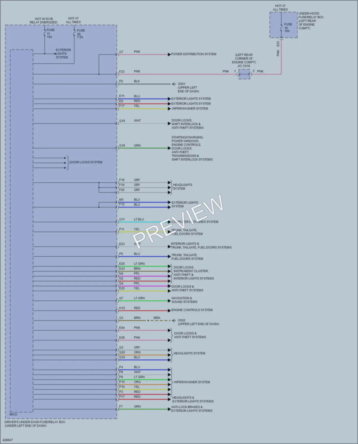 2014 Acura RLXSportHybrid Body Control Modules wiring diagram preview