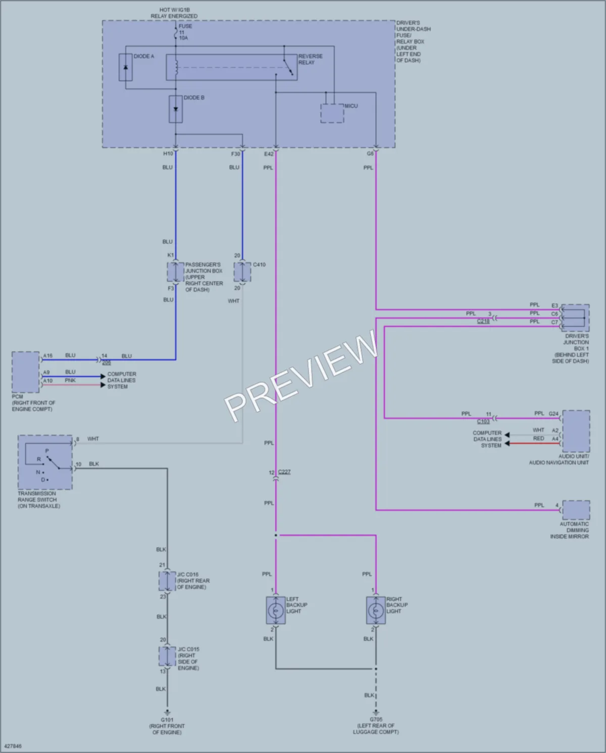 2014 Acura RLXSportHybrid Exterior Lights wiring diagram preview