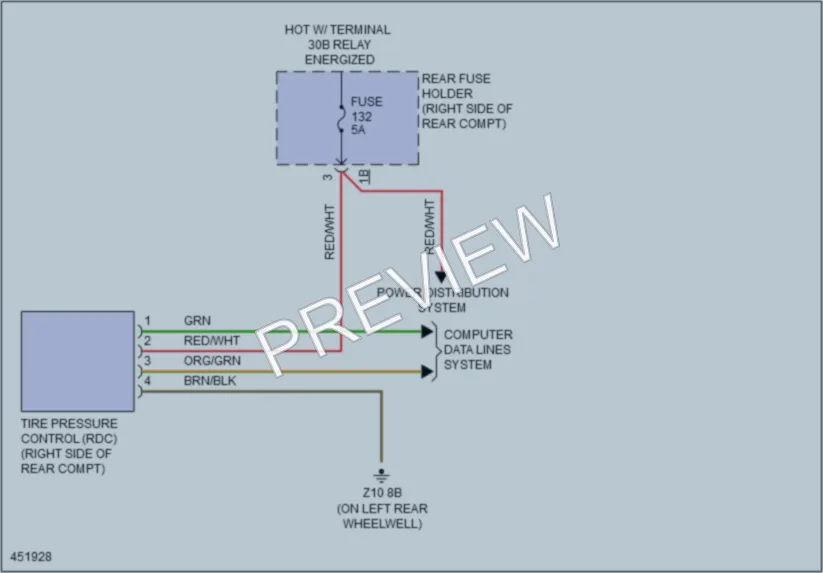 2014 BMW 328iGranTurismo Warning Systems wiring diagram preview