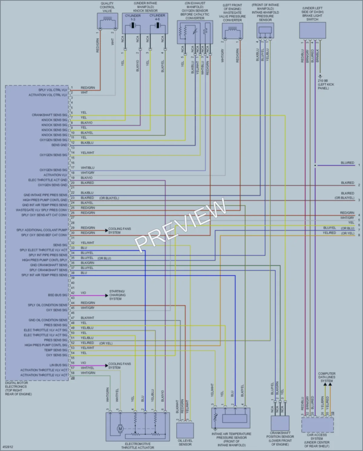 2014 BMW 640iGranCoupe Engine Performance wiring diagram preview
