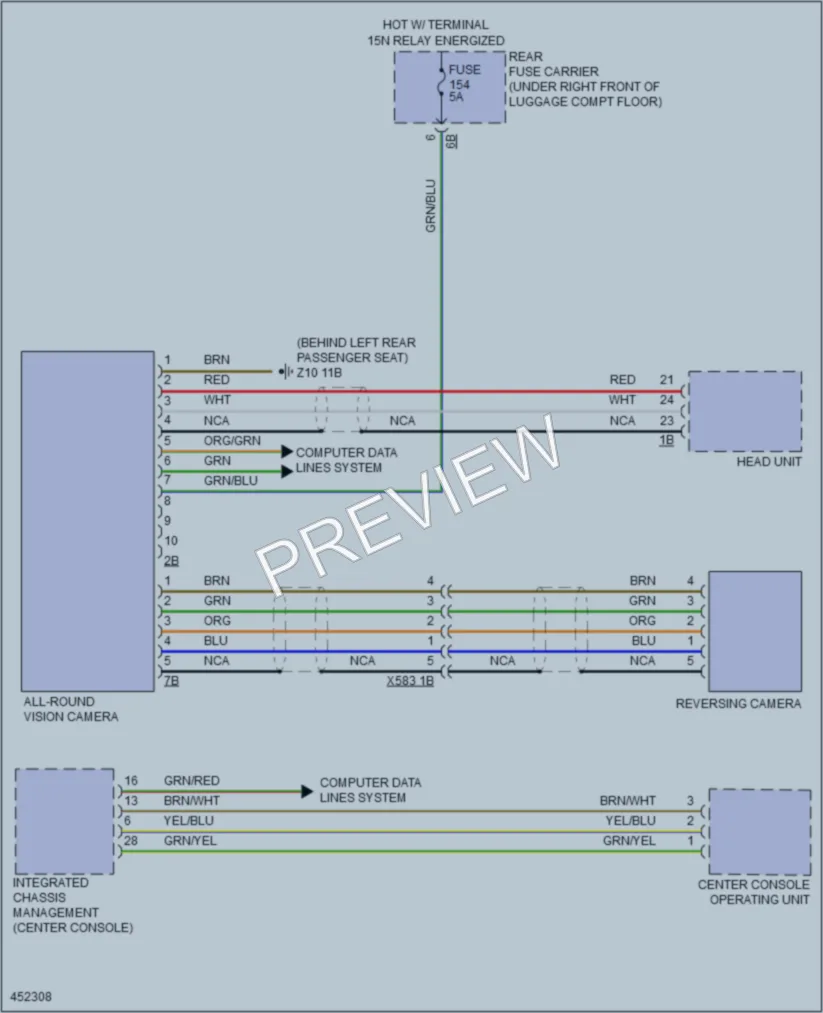 2014 BMW M235i Navigation wiring diagram preview
