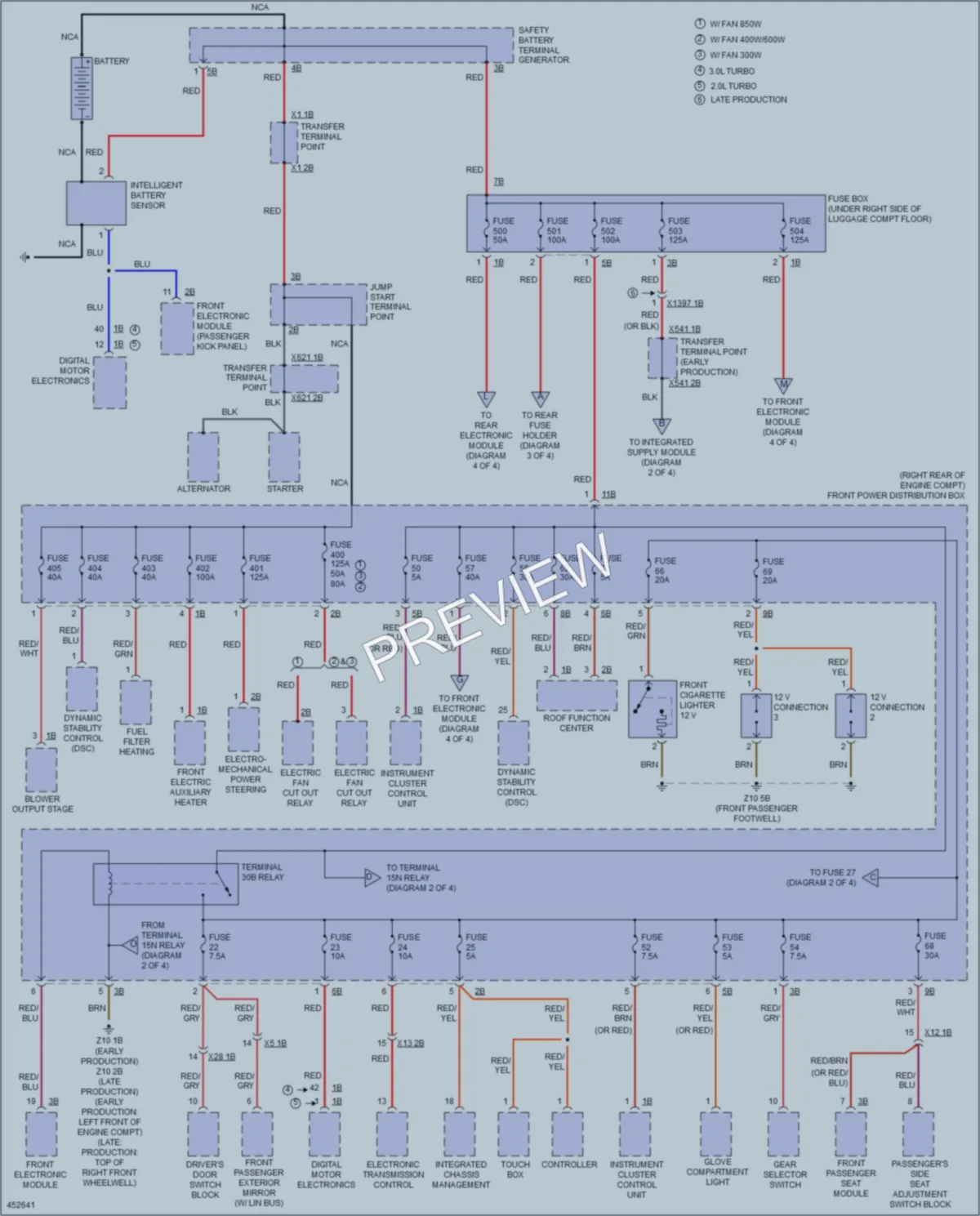 2014 BMW M235i Power Distribution wiring diagram preview