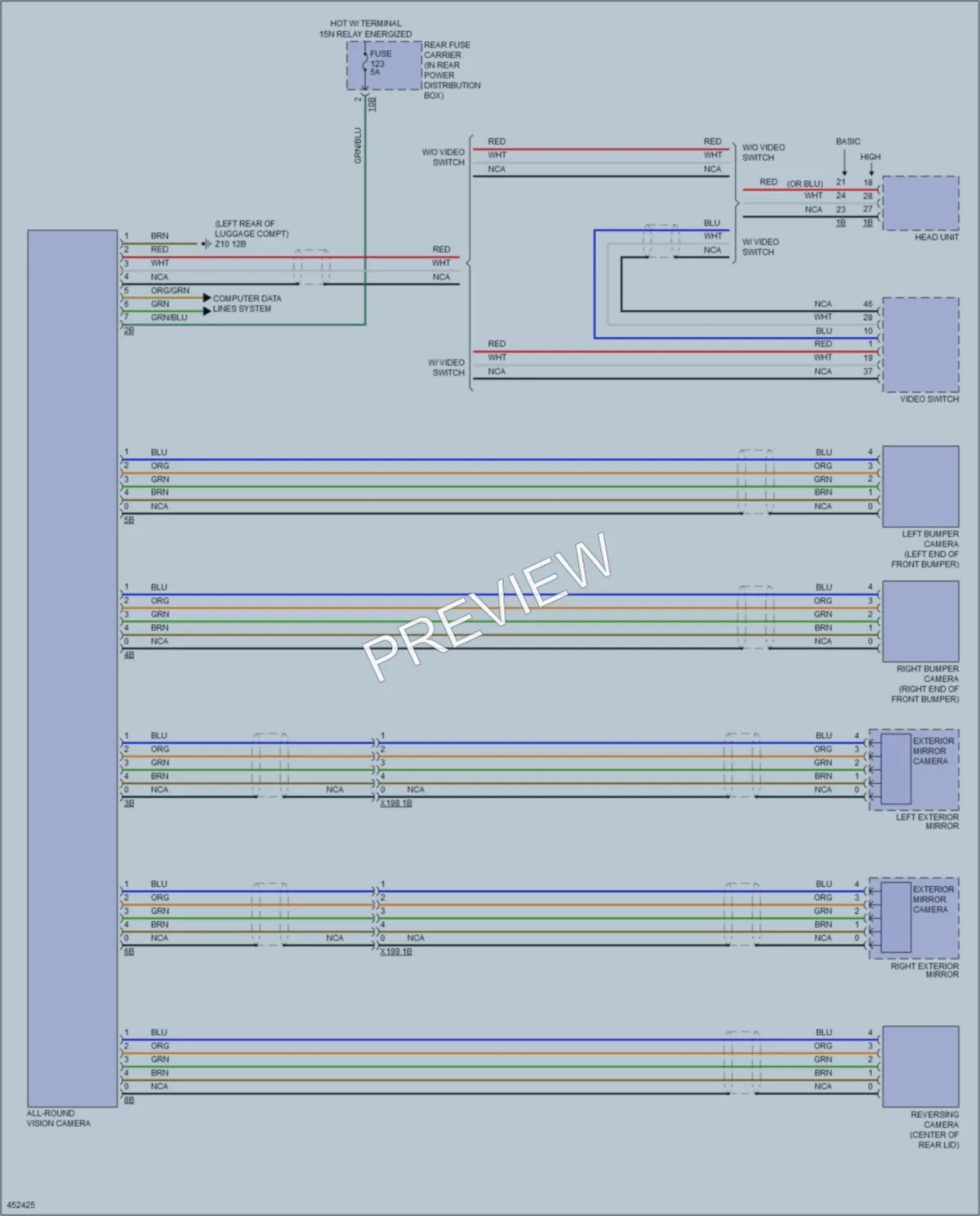 2014 BMW M6 Navigation wiring diagram preview