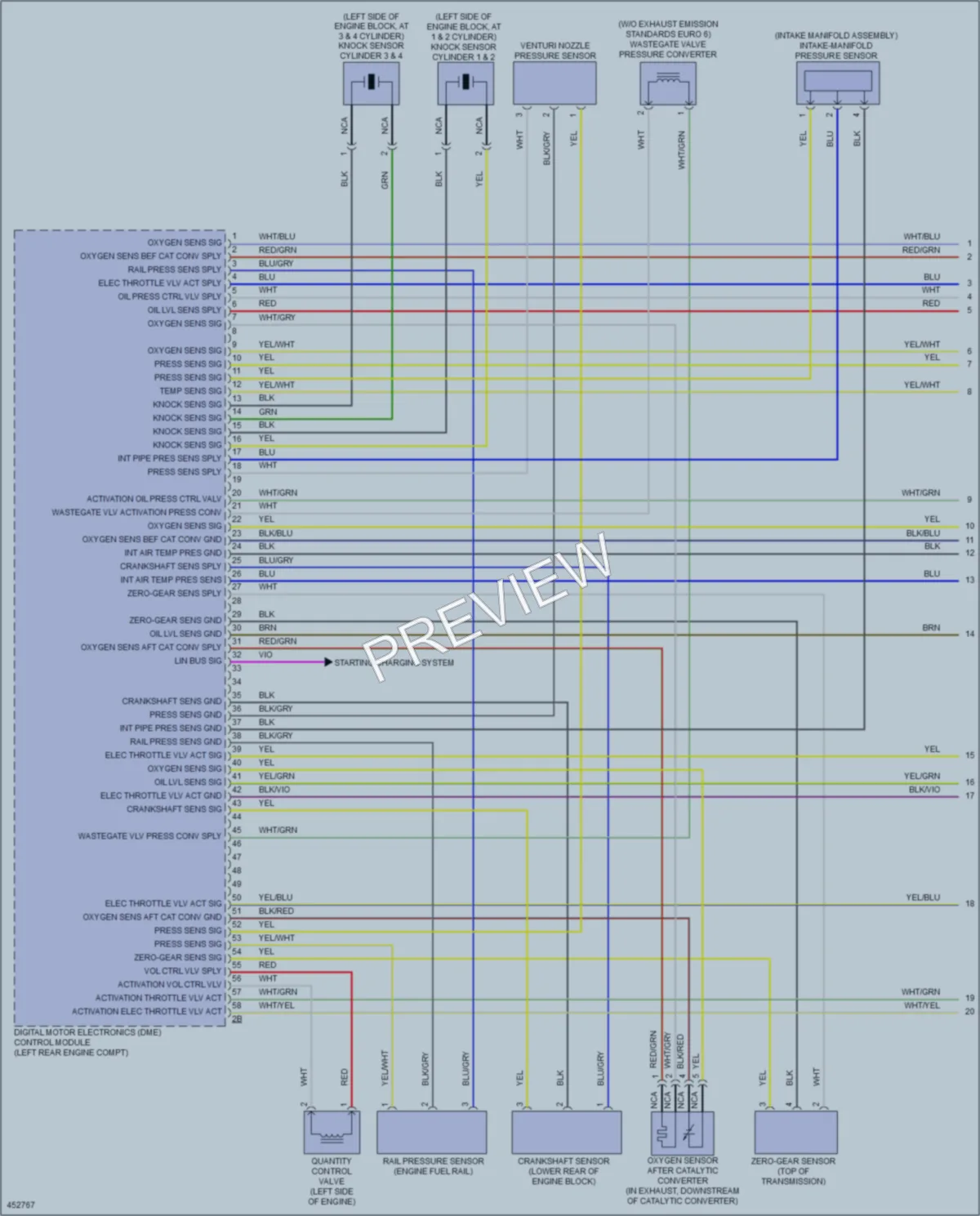 2014 BMW X3 Engine Performance wiring diagram preview