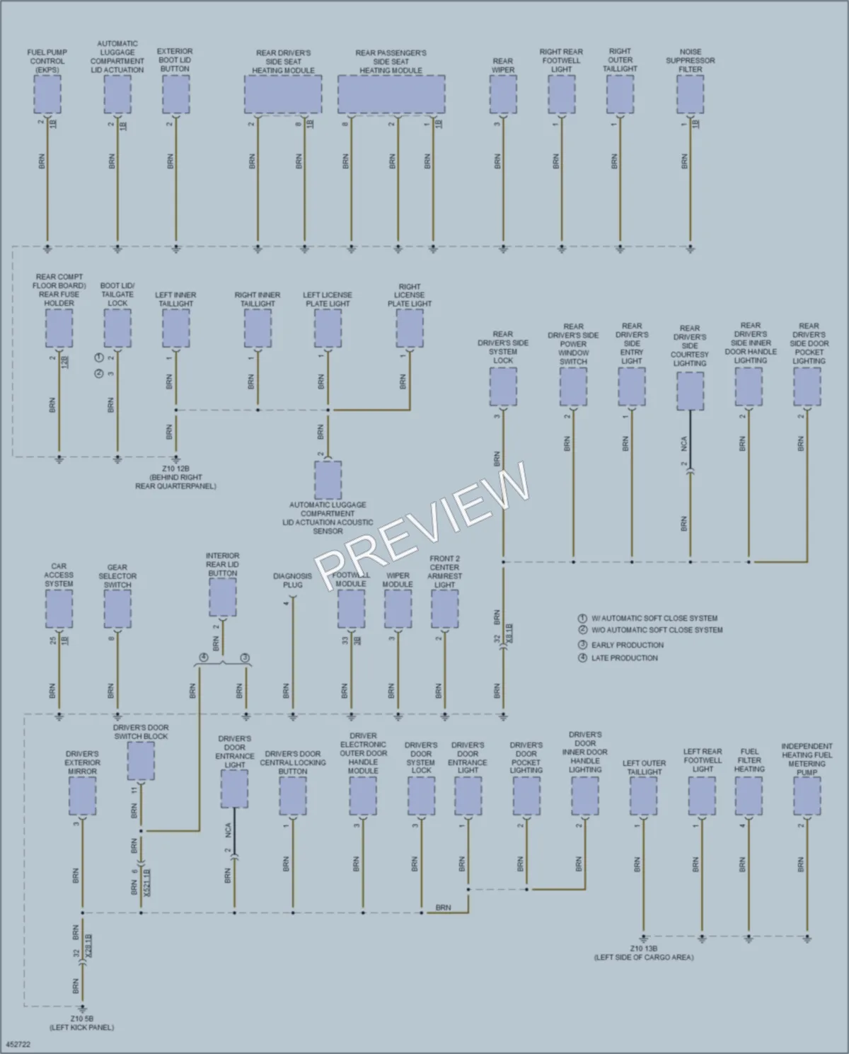 2014 BMW X3 Ground Distribution wiring diagram preview