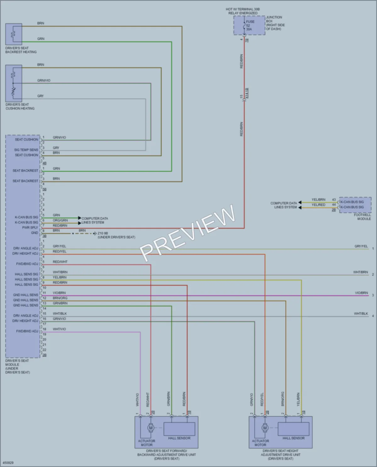 2014 BMW X3 Memory Systems wiring diagram preview