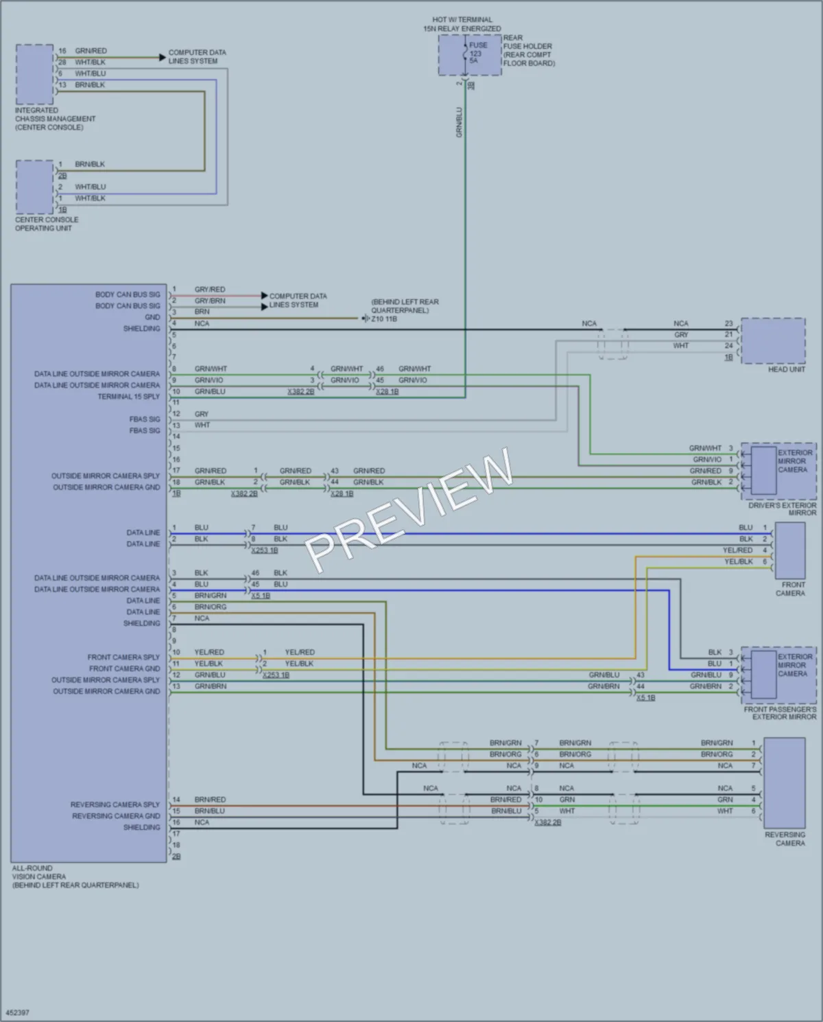 2014 BMW X3 Navigation wiring diagram preview