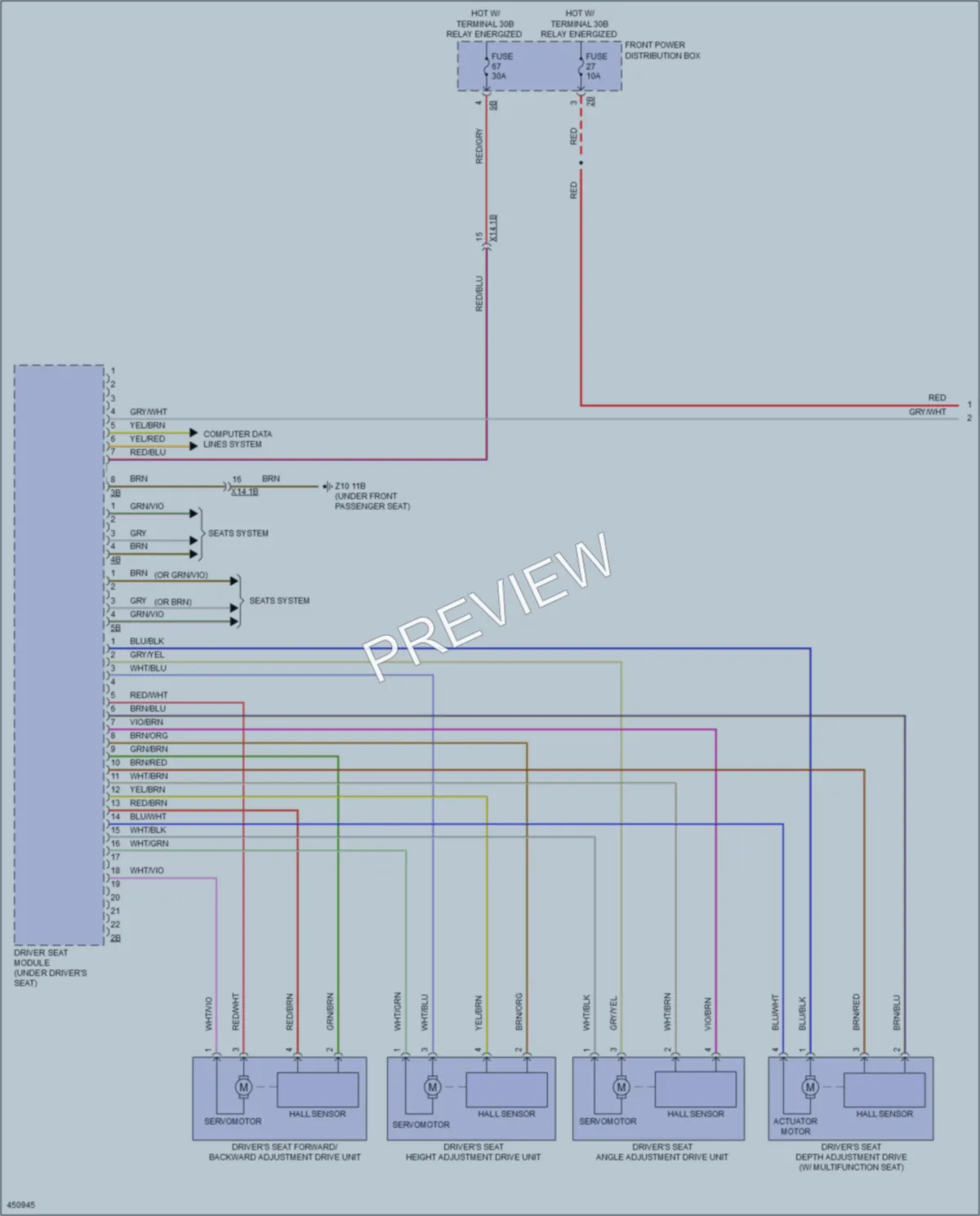2014 BMW X5 Memory Systems wiring diagram preview