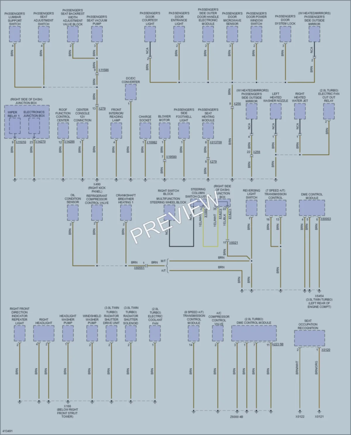2014 BMW Z4 Ground Distribution wiring diagram preview