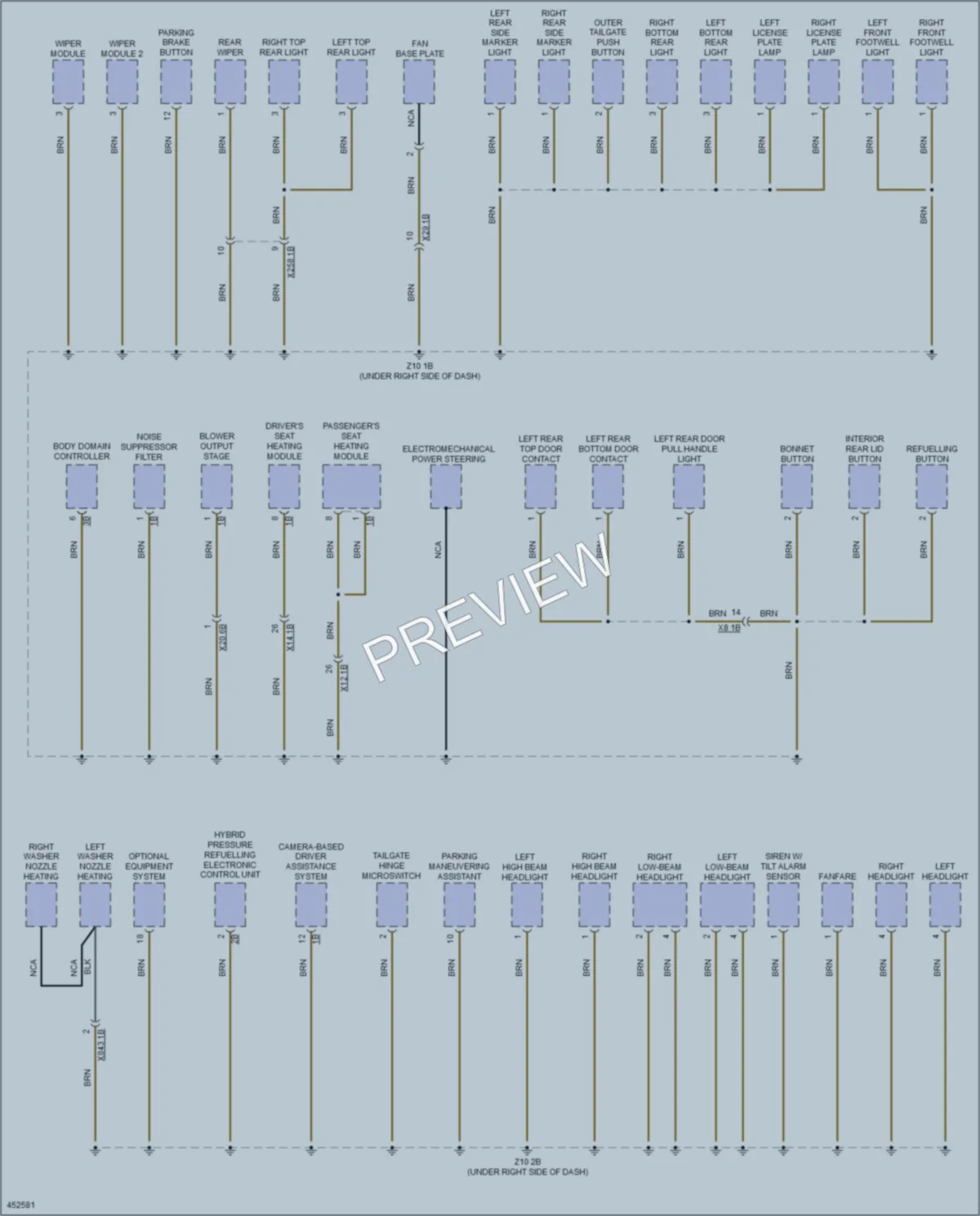 2014 BMW i3 Ground Distribution wiring diagram preview