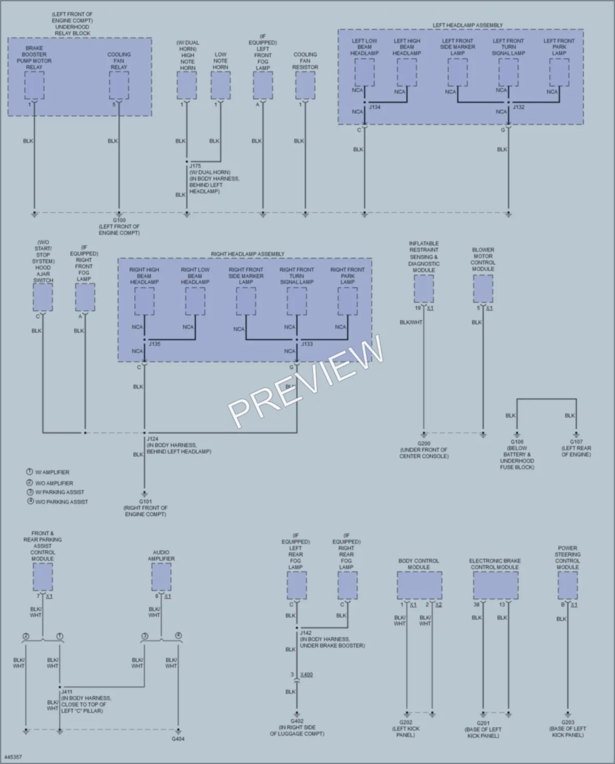 2014 Buick Encore Ground Distribution wiring diagram preview