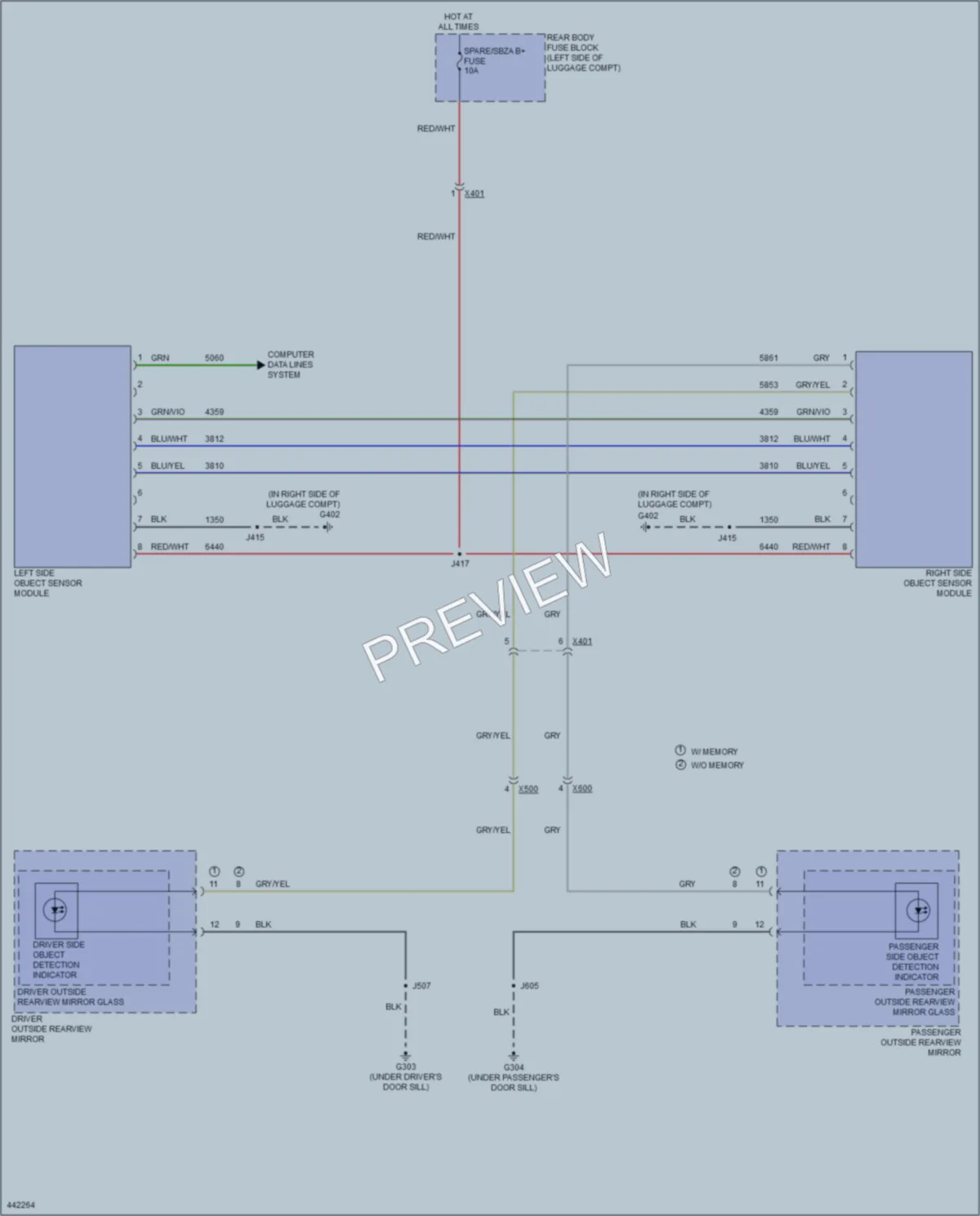 2014 Buick Encore Navigation wiring diagram preview