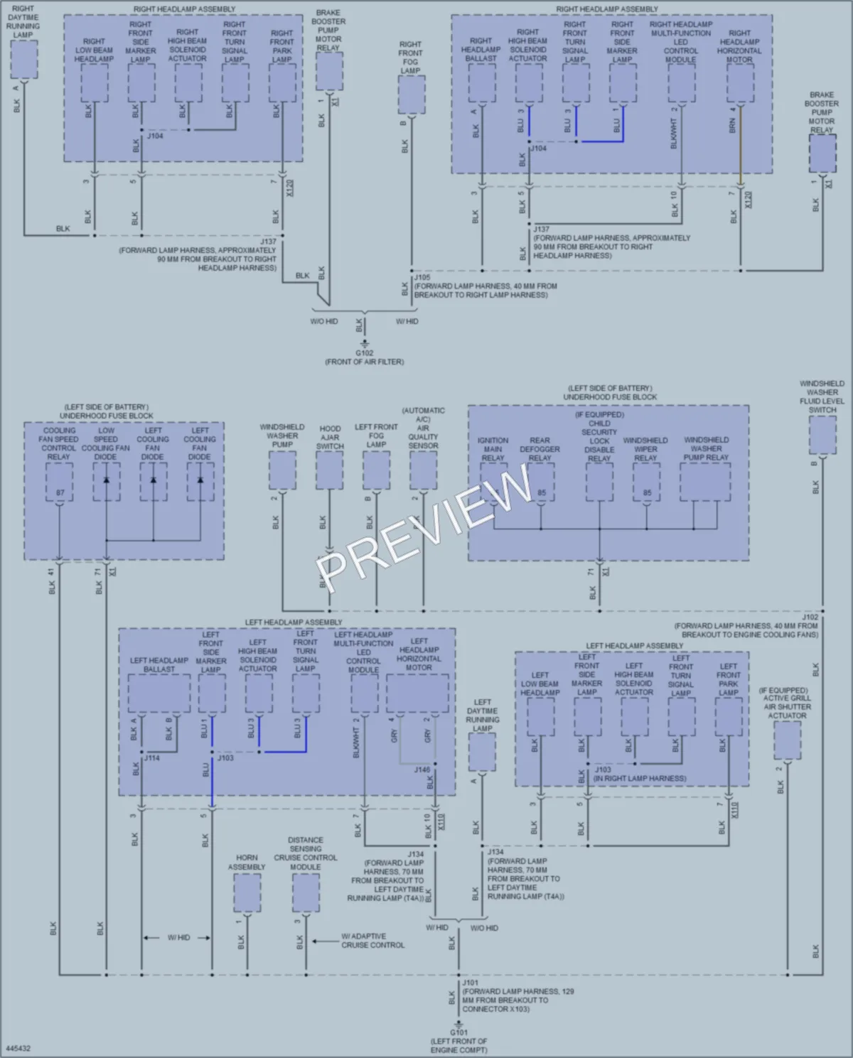 2014 Buick LaCrosse Ground Distribution wiring diagram preview