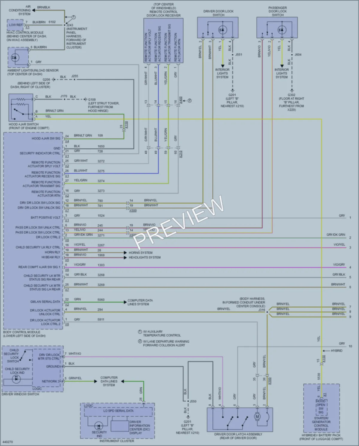 2014 Buick Regal Anti Theft wiring diagram preview