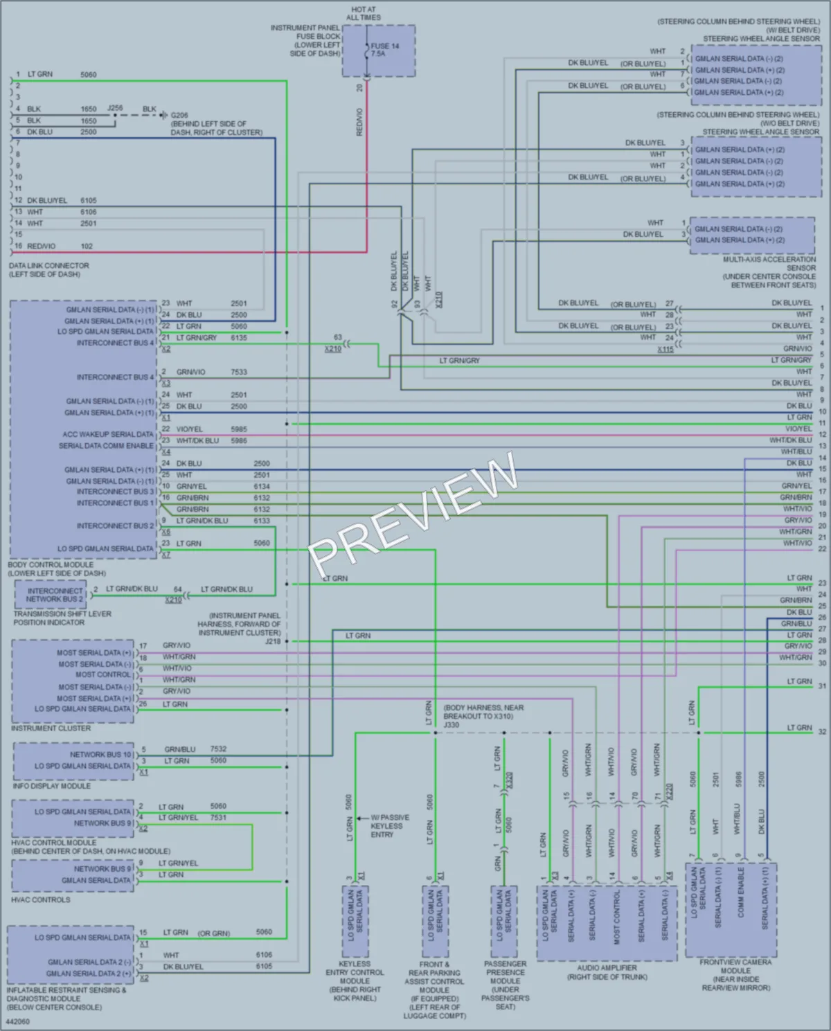 2014 Buick Regal Computer Data Lines wiring diagram preview