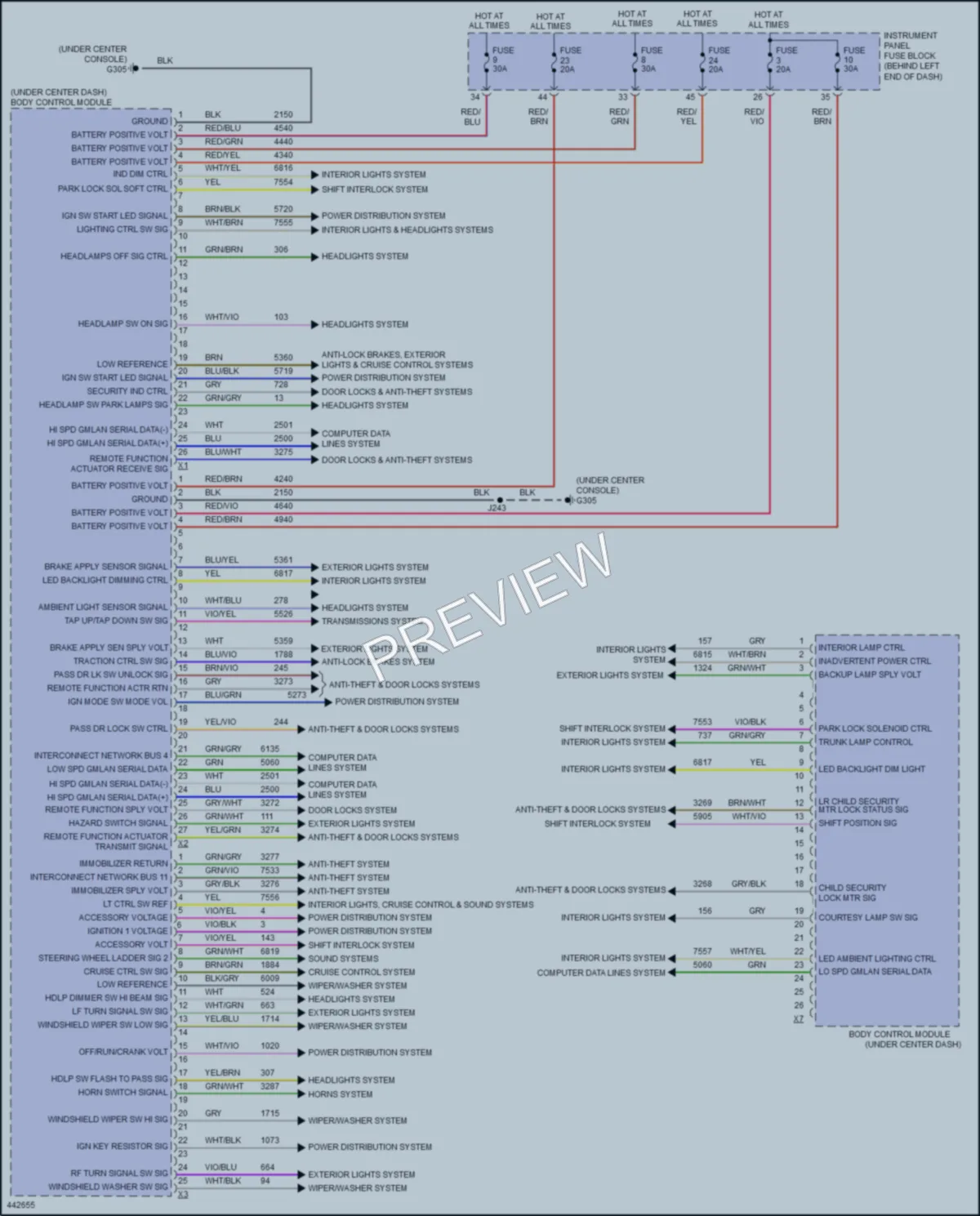 2014 Buick Verano Body Control Modules wiring diagram preview