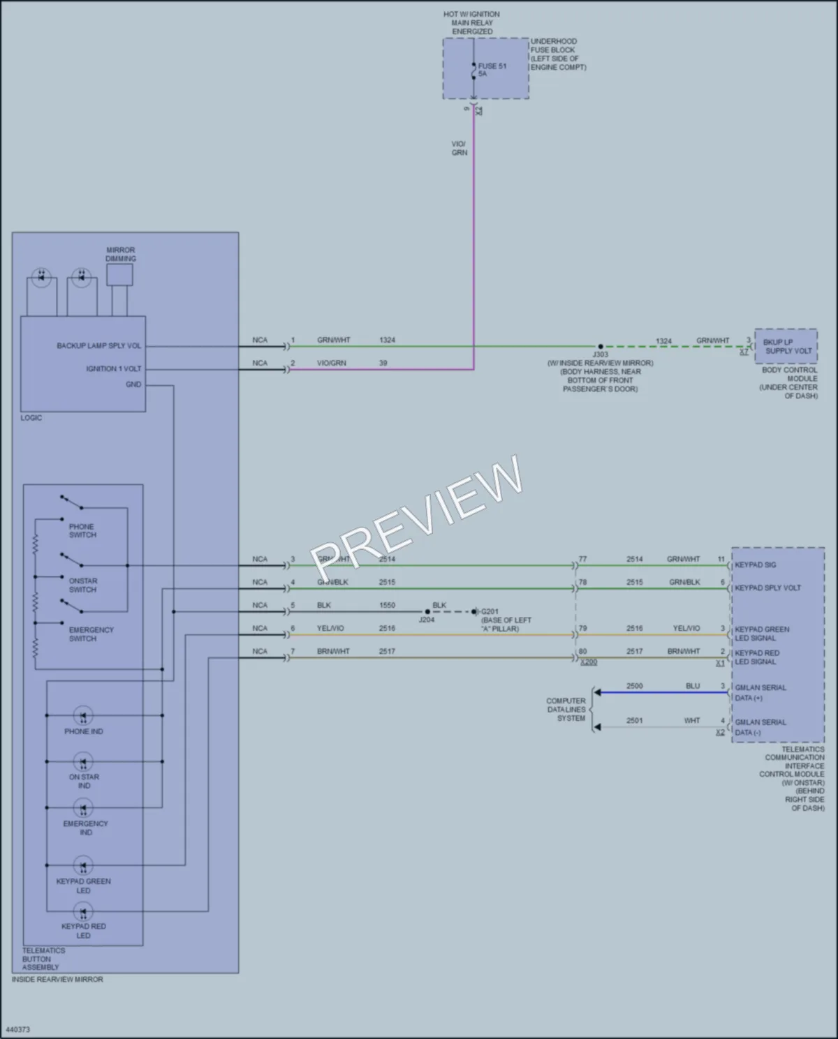 2014 Buick Verano Power Mirrors wiring diagram preview