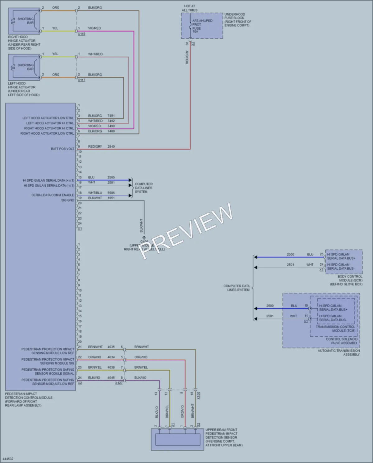 2014 Cadillac ATS Active Bodyworks wiring diagram preview