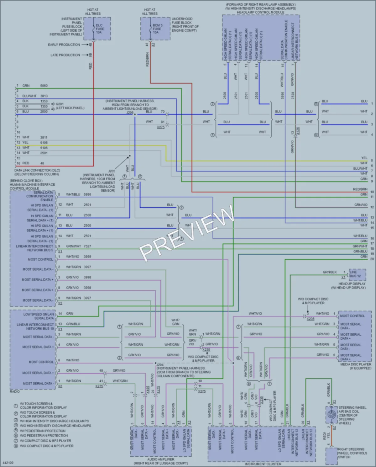 2014 Cadillac ATS Computer Data Lines wiring diagram preview