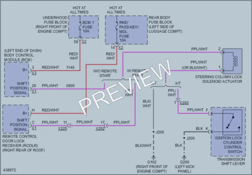 2014 Cadillac CTSV Shift Interlock wiring diagram preview