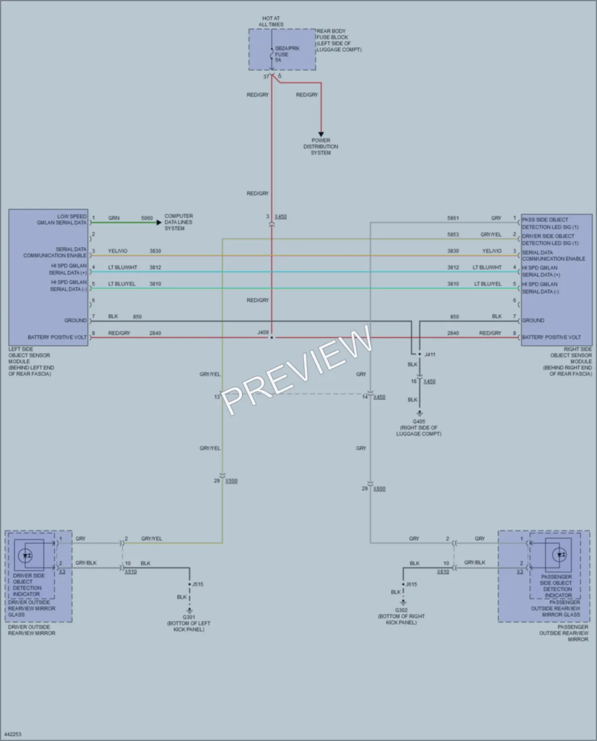 2014 Cadillac ELR Navigation wiring diagram preview