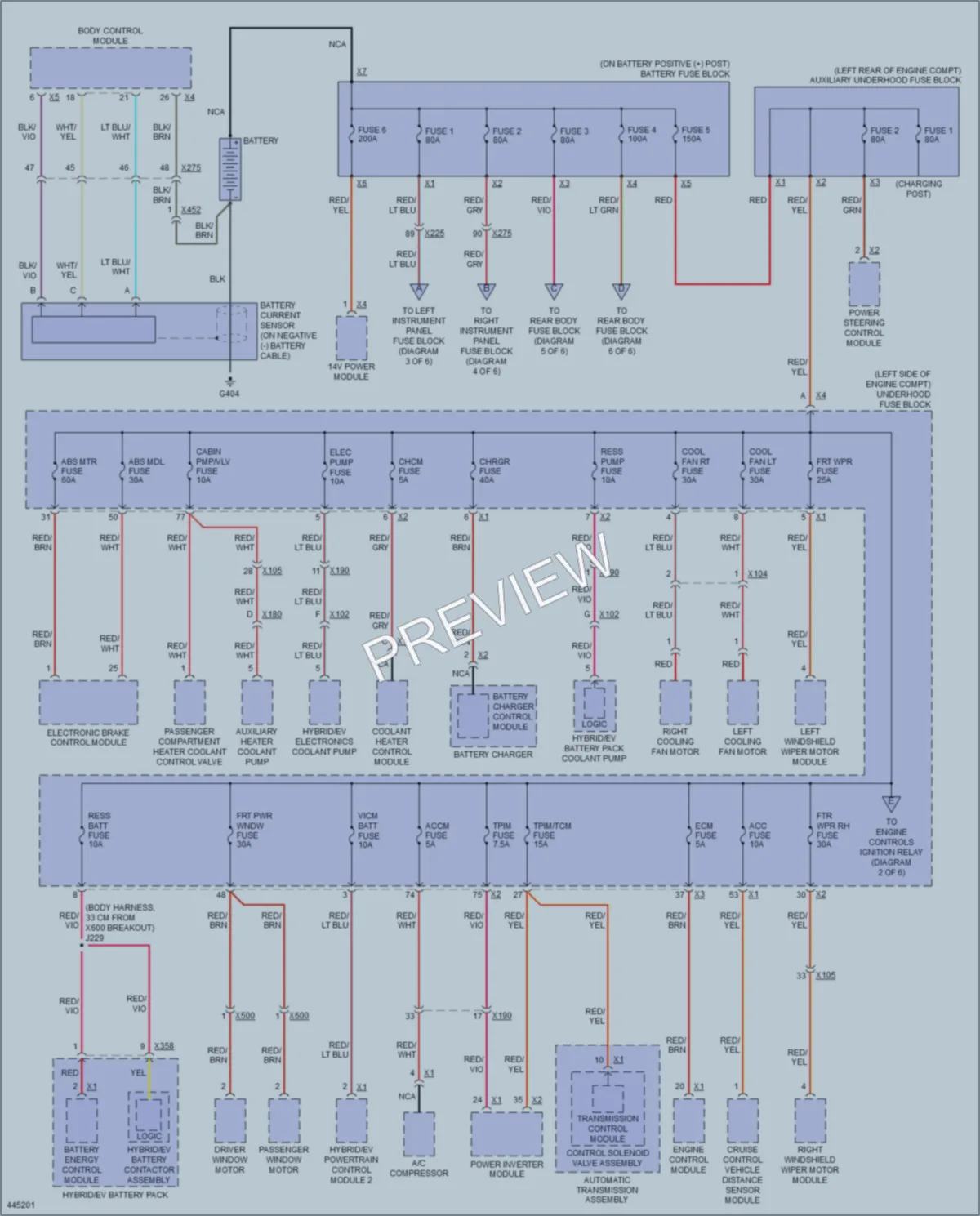 2014 Cadillac ELR Power Distribution wiring diagram preview