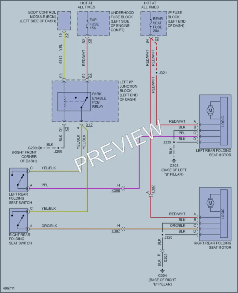 2014 Cadillac EscaladeESV Power Seats wiring diagram preview