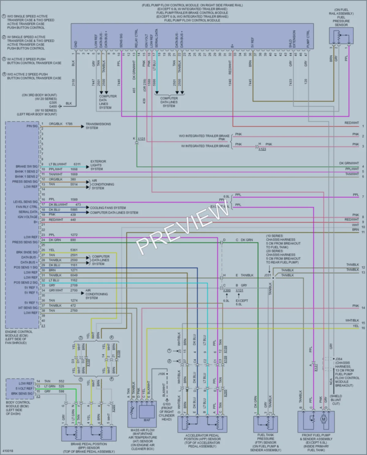 2014 Chevrolet C1500Suburban Engine Performance wiring diagram preview