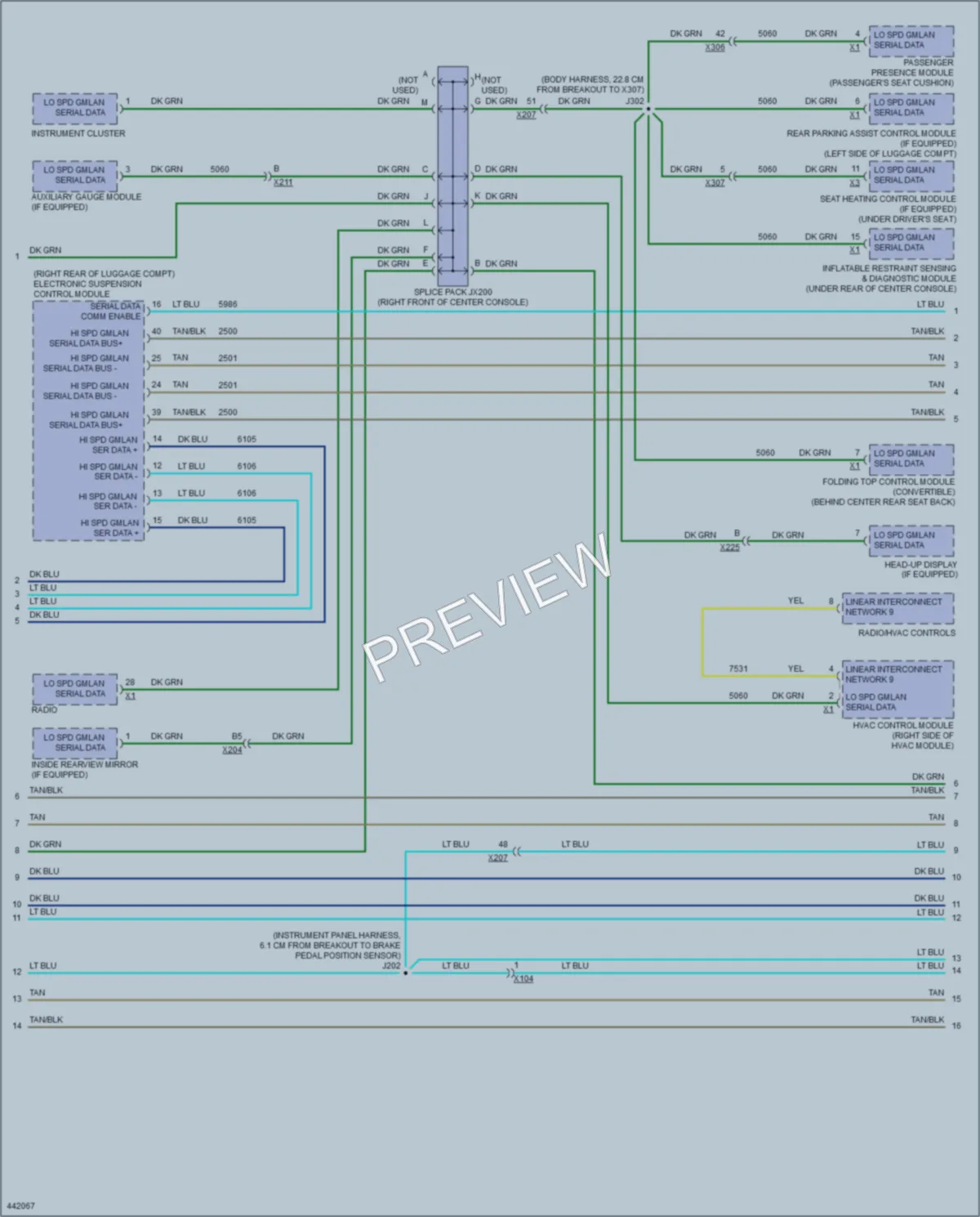 2014 Chevrolet Camaro Computer Data Lines wiring diagram preview
