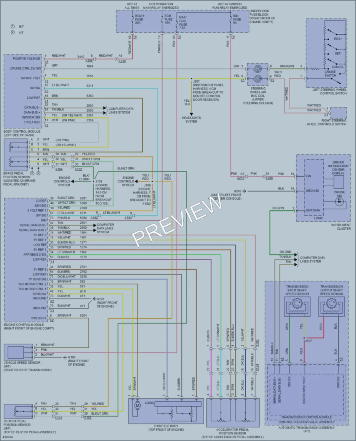 2014 Chevrolet Camaro Cruise Control wiring diagram preview