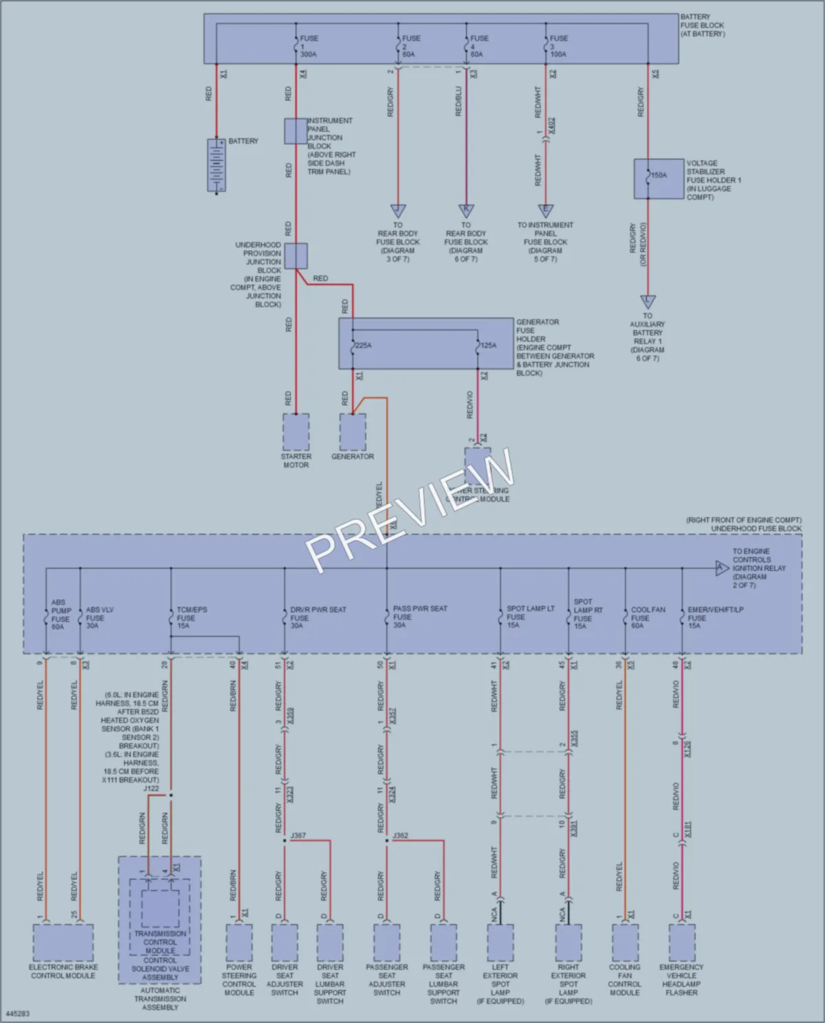 2014 Chevrolet CapricePPV Power Distribution wiring diagram preview