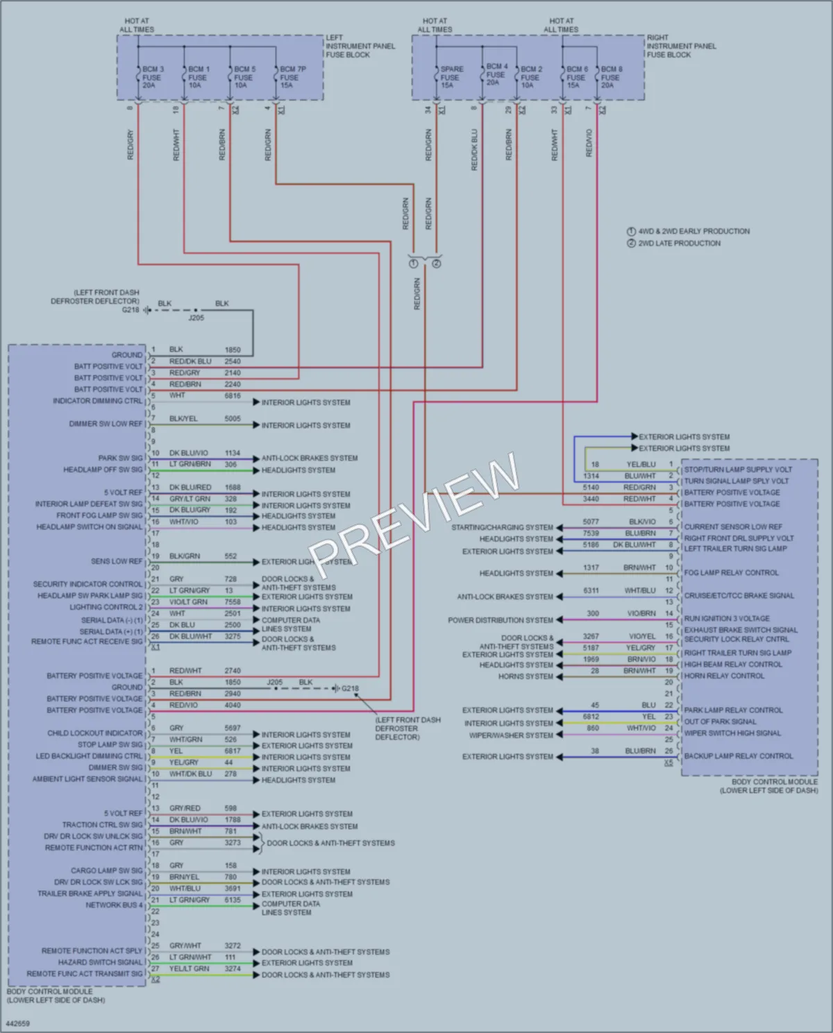 2014 Chevrolet K1500PickupSilverado Body Control Modules wiring diagram preview