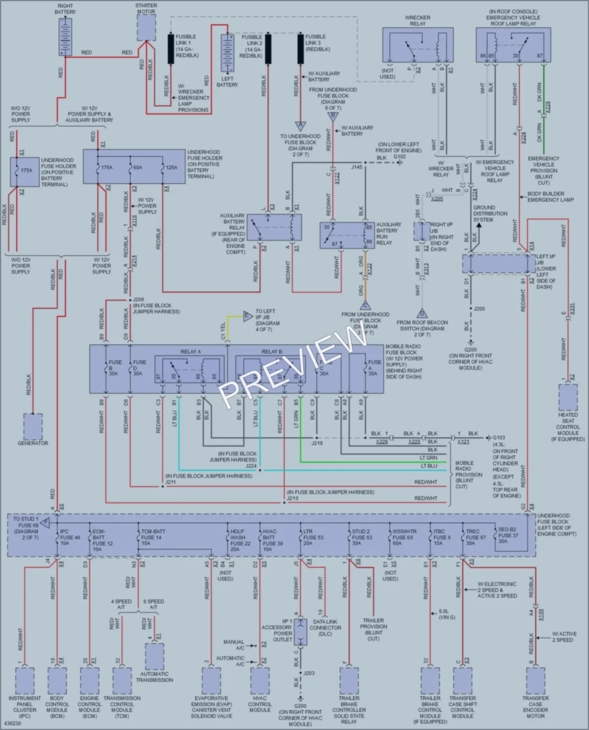 2014 Chevrolet K2500HDPickupSilverado Power Distribution wiring diagram preview