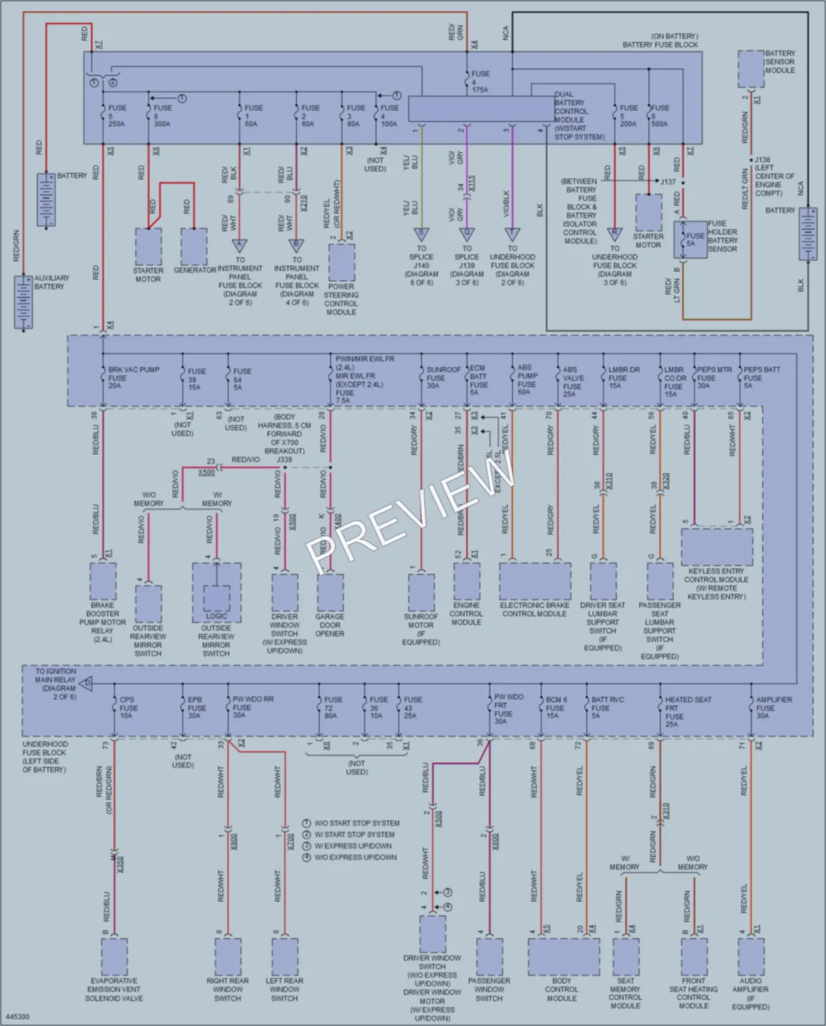 2014 Chevrolet Malibu Power Distribution wiring diagram preview