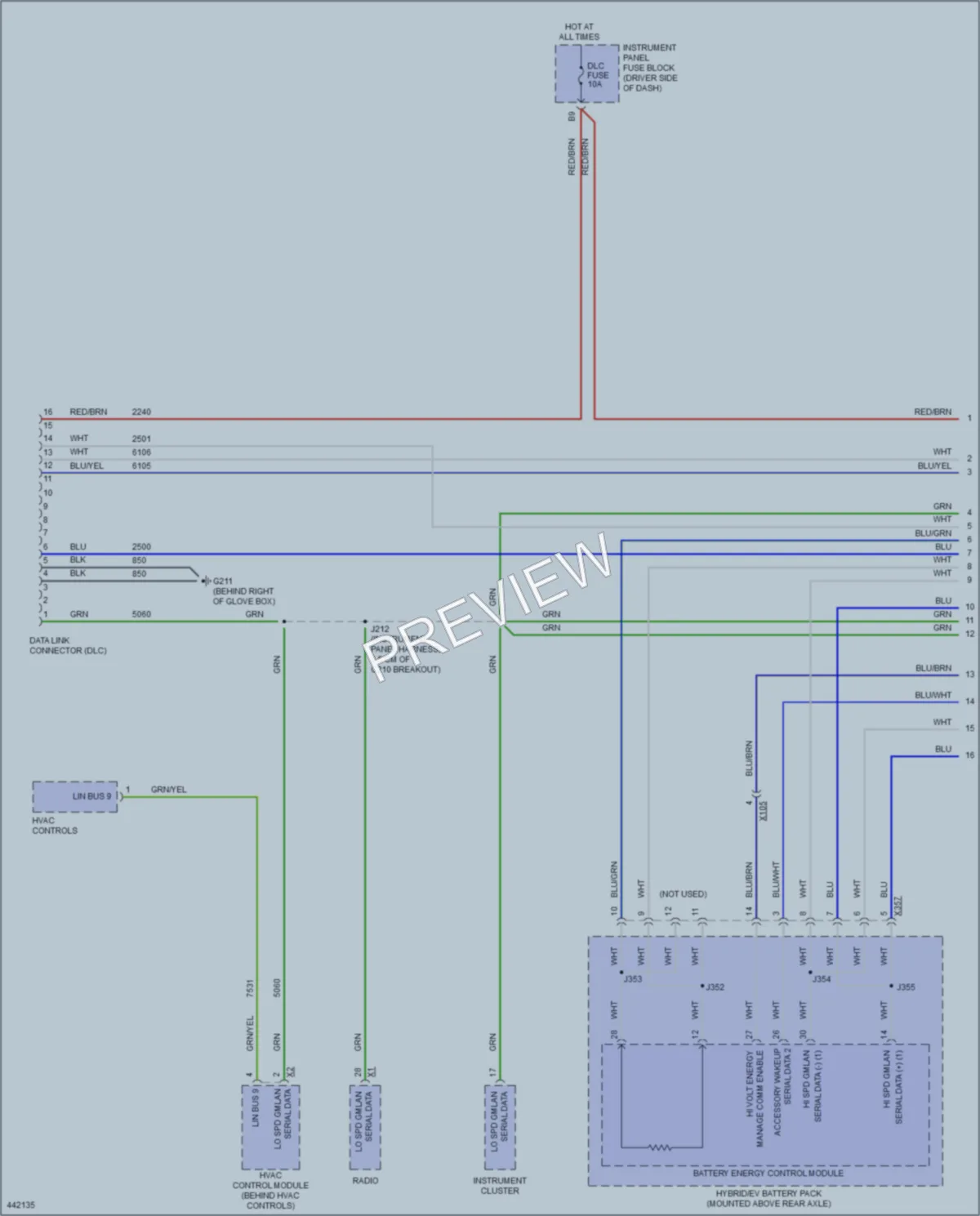2014 Chevrolet SparkEV Computer Data Lines wiring diagram preview