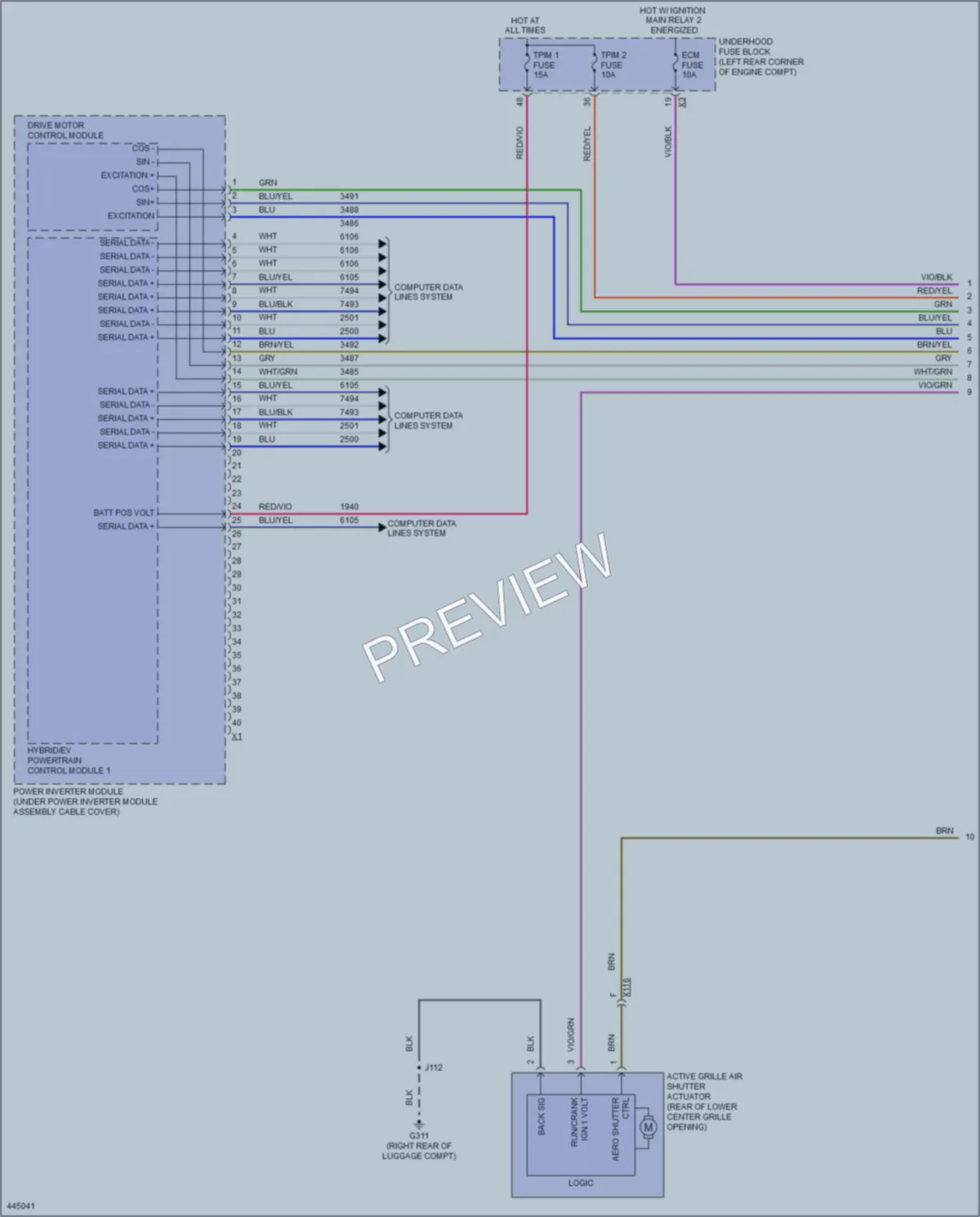 2014 Chevrolet SparkEV Engine Performance wiring diagram preview