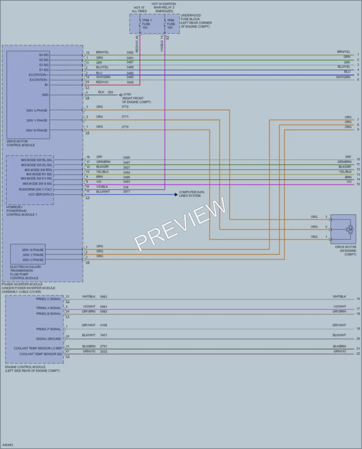2014 Chevrolet SparkEV Transmission wiring diagram preview